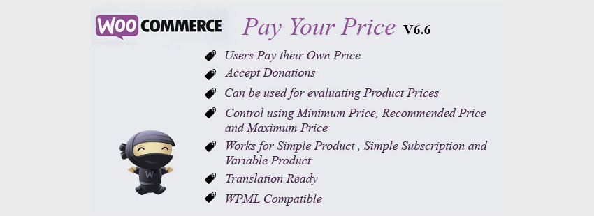 woocommerce pay your price