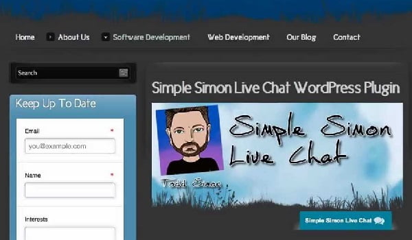 Simon Live Chat cho phép bạn trò chuyện với nhiều người dùng cùng một lúc.