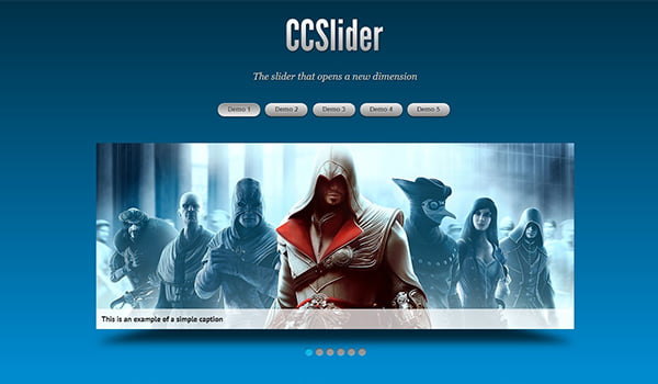 CSS Slider hỗ trợ nhiều tùy chỉnh trên mỗi Slide. 
