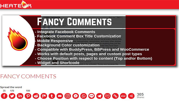 Bạn có thể tải Fancy Facebook Comments từ Website WordPress hoàn toàn miễn phí