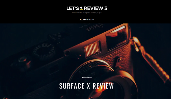 Let’s Review hỗ trợ tạo phần đánh giá đẹp mắt cho trang Web.