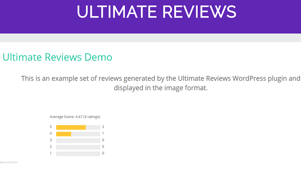 Ultimate Reviews là một Plugin hoàn toàn miễn phí.