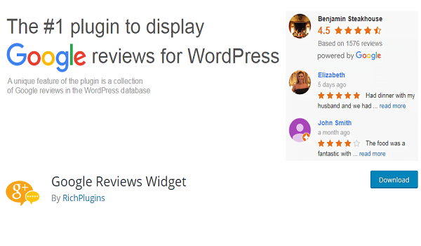 Google Reviews Widget giúp tích hợp các đánh giá của Google vào sản phẩm hoặc Website.