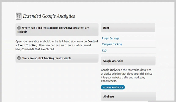 Extended Google Analytics là plugin WordPress mở rộng giúp đơn giản hóa việc theo dõi thông tin