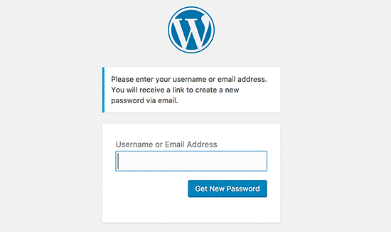 quên mật khẩu đăng nhập WordPress