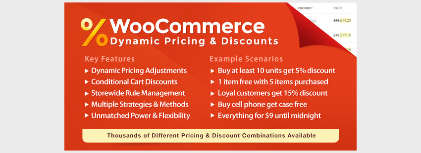 woocommerce dynamic pricing discounts