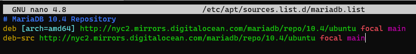 Screenshot_23 - cài đặt MariaDB trên Ubuntu 20