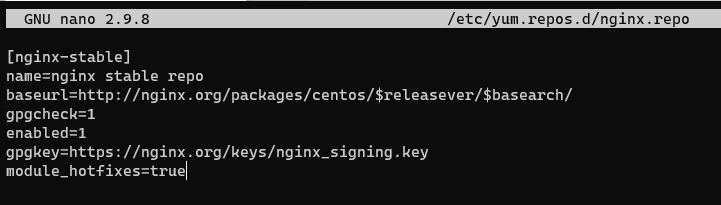 Screenshot_57 - cài đặt Nginx trên CentOS 8