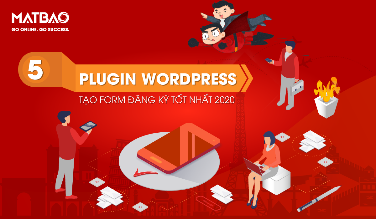 Plugin tạo Forn WordPress - Sử dụng Plugin WordPress giúp bạn thiết kế và tạo biểu mẫu đơn giản hơn