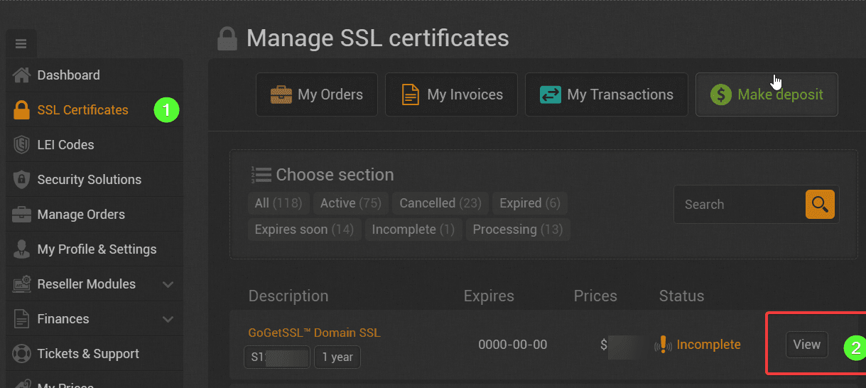 Hướng dẫn cài đặt SSL GoGet